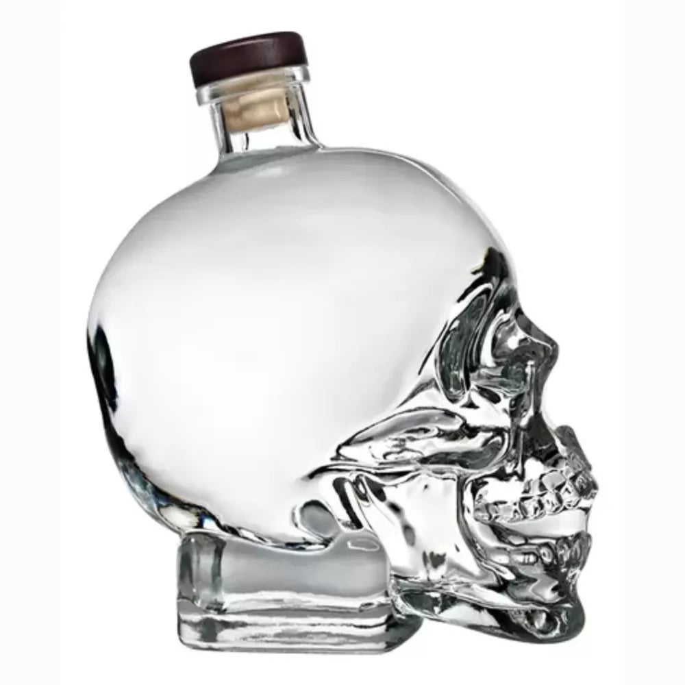 Botella de Vidrio Calavera - 750 ml