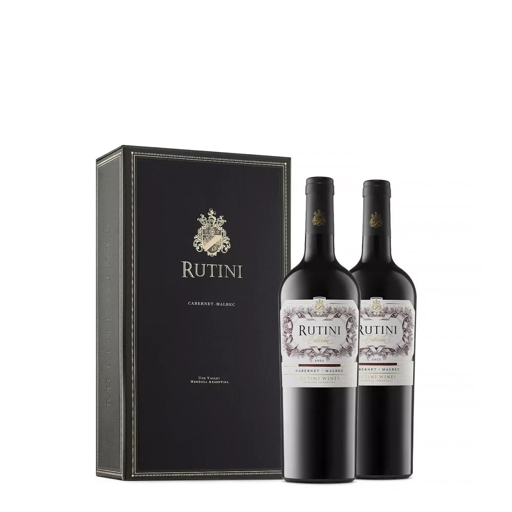 Vino Rutini x 2 Cabernet Sauvignon-Malbec c/ Estuche - 750 ml