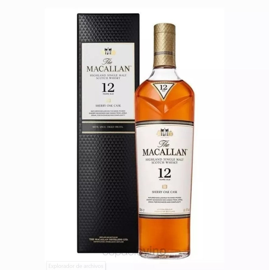 Whisky The Macallan Sherry 12 Años - 700 ml