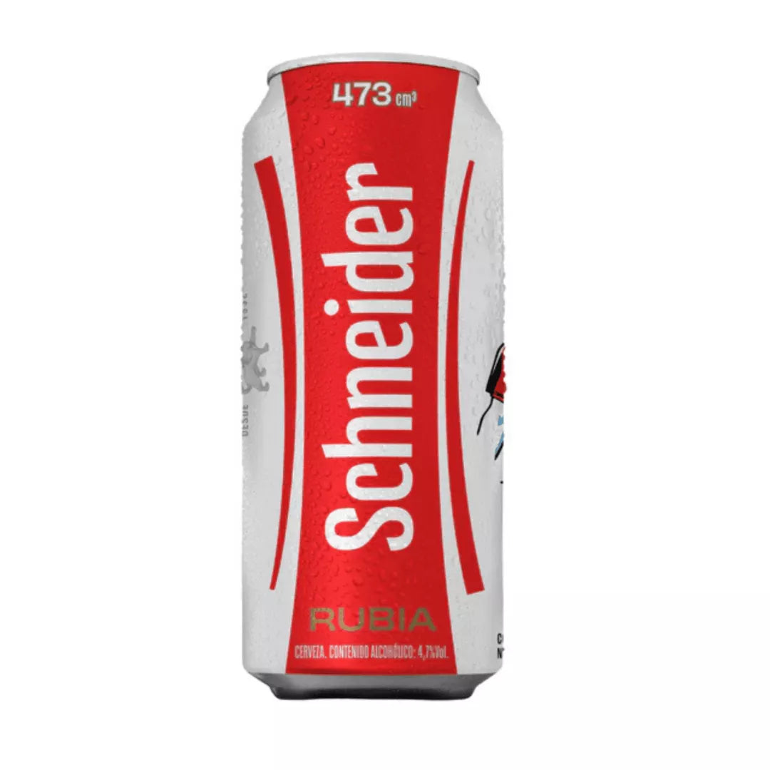 Cerveza Schneider Lata Rubia - 473 ml