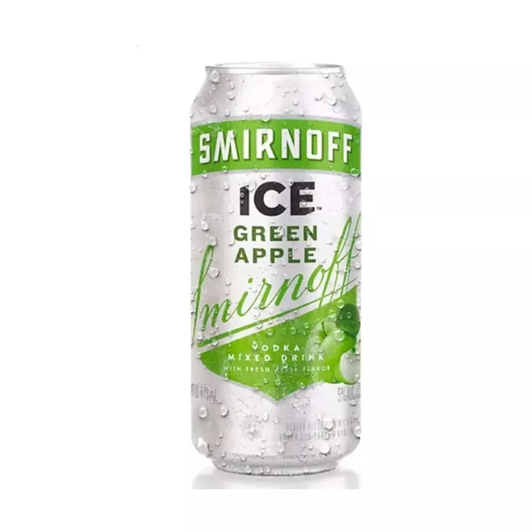 Vodka Smirnoff Lata Ice Green Apple - 473 ml