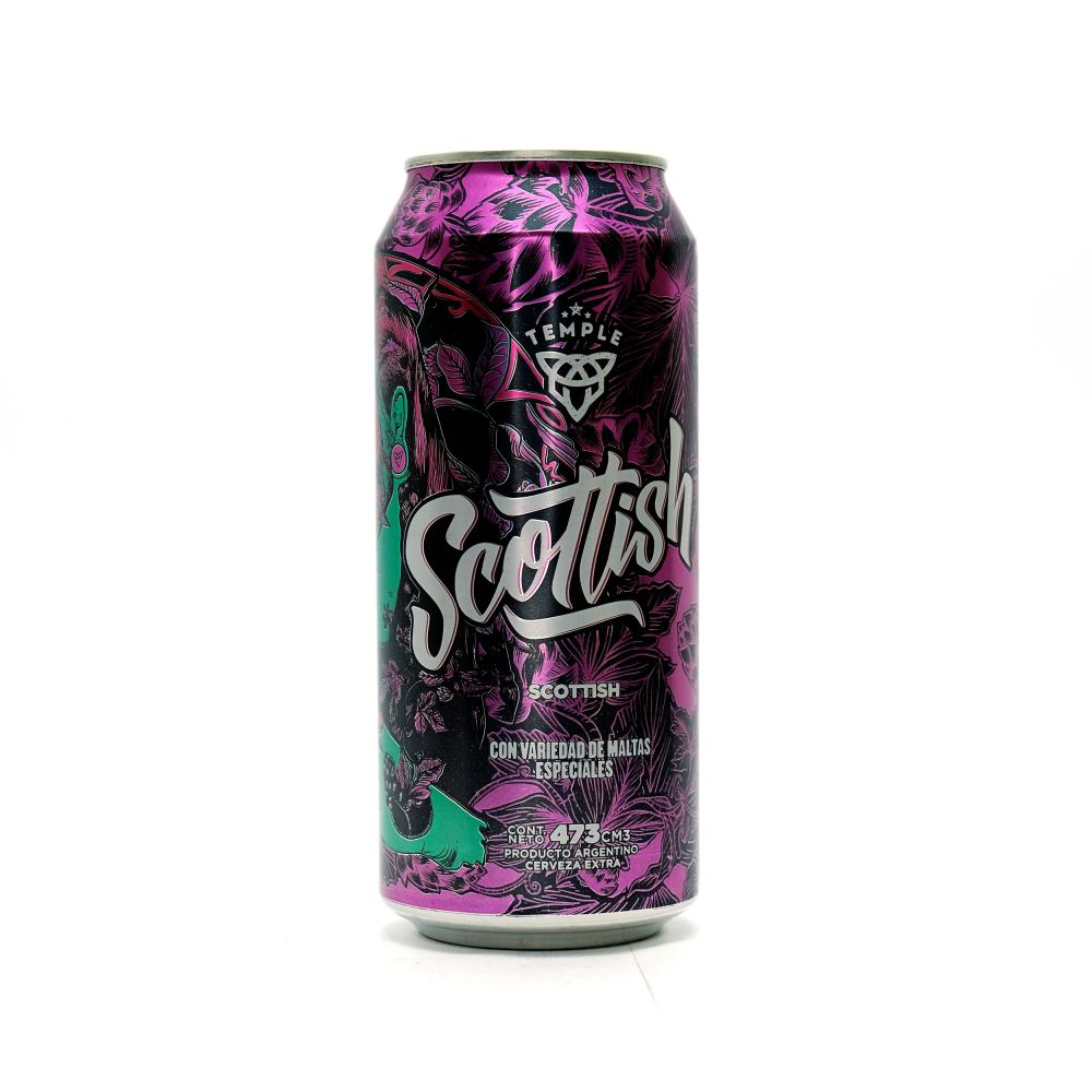 Cerveza Temple Lata Scottish - 473 ml