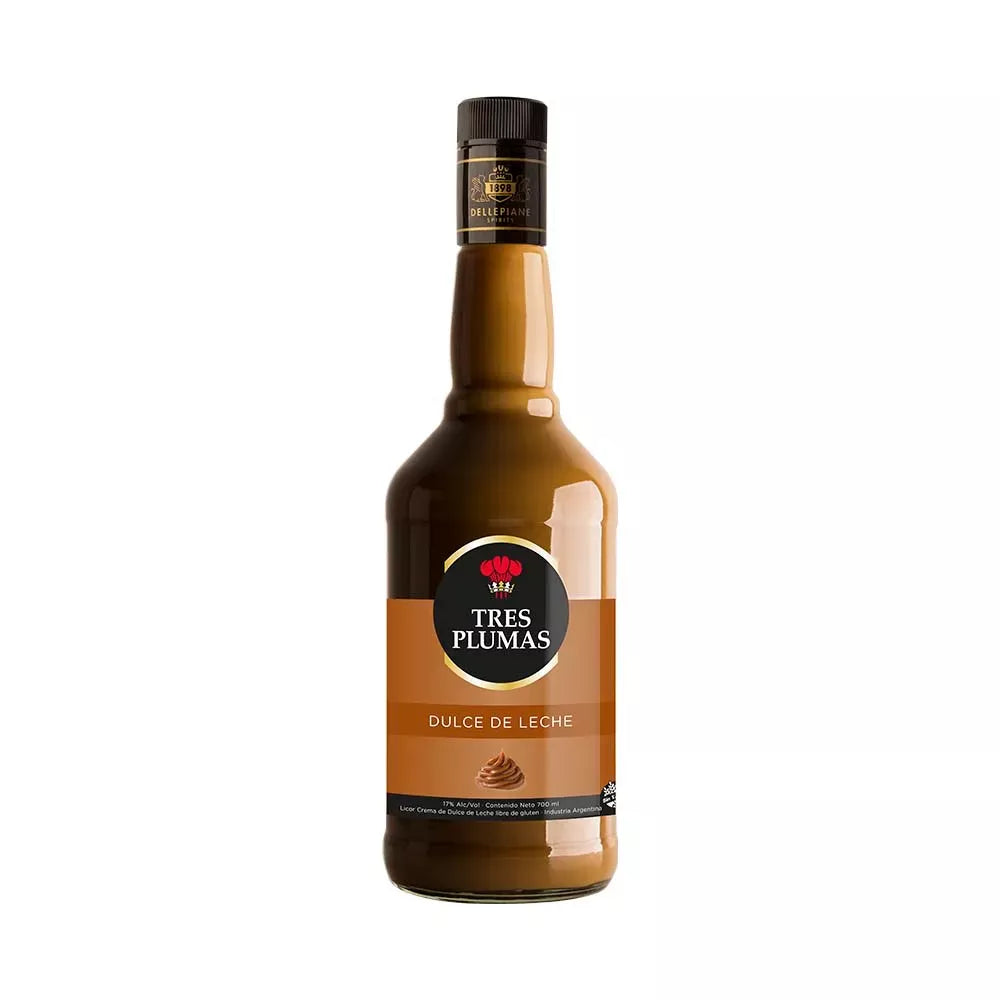 Licor Tres Plumas Dulce de Leche - 700 ml