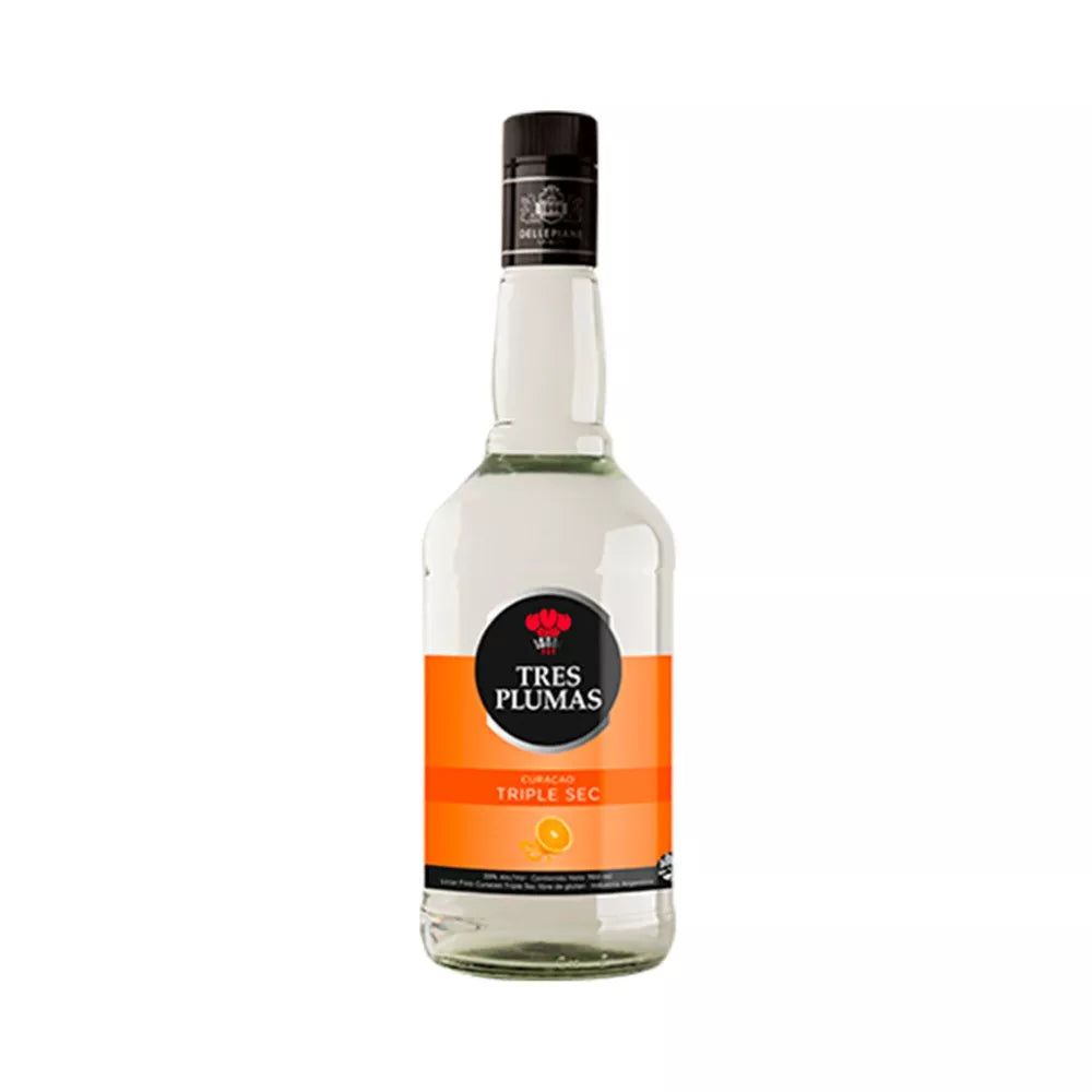 Licor Tres Plumas Triple Sec - 750 ml