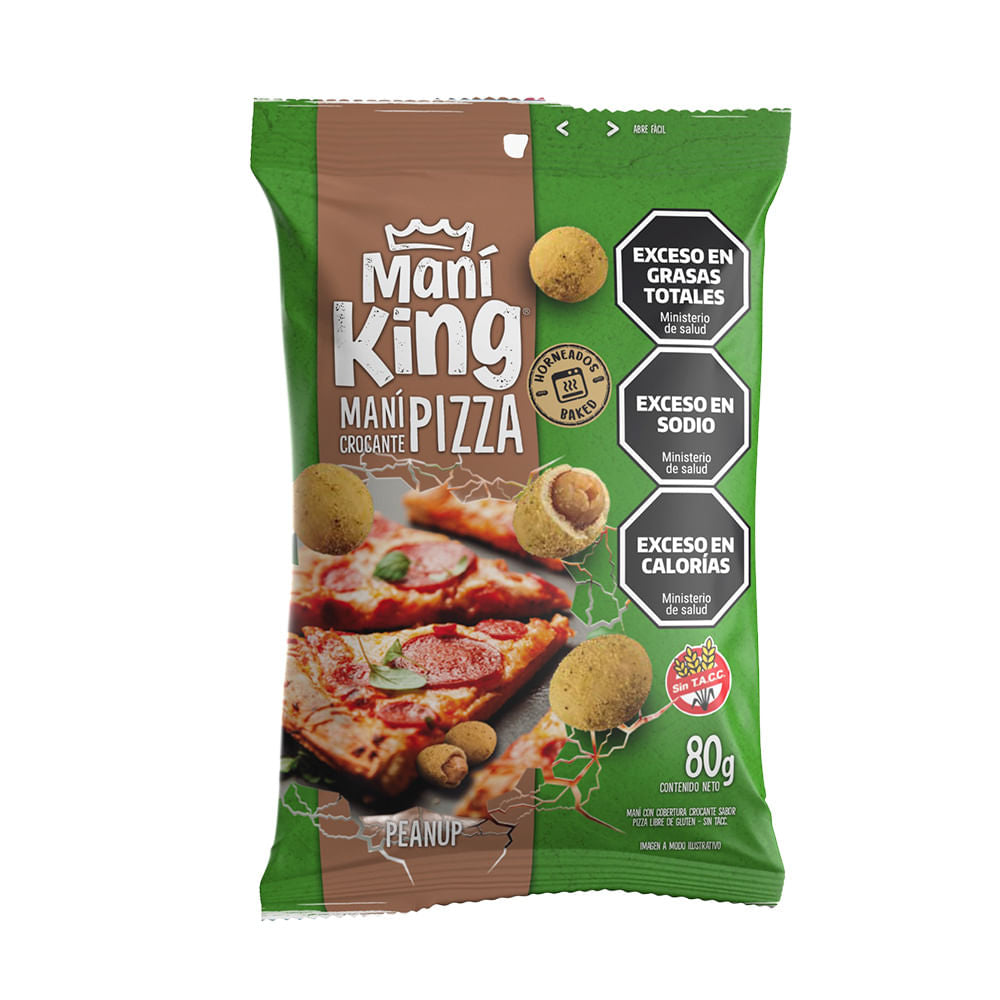 Mani King Crocante Pizza - 80 g