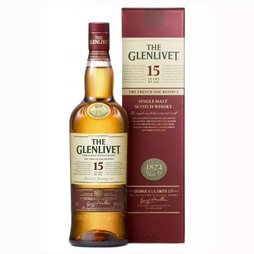 Whisky The Glenlivet 15 Años - 700 ml