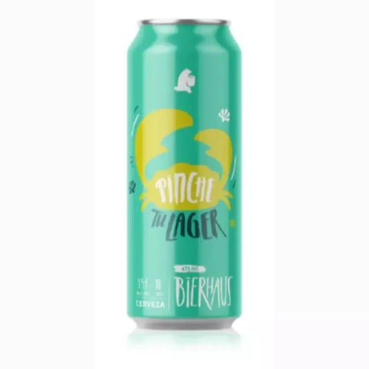 Cerveza Bierhaus Lata Mexican Lager - 473 ml