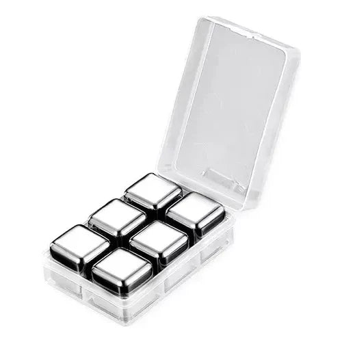 Cubo Hielo de Acero x 6 en Caja