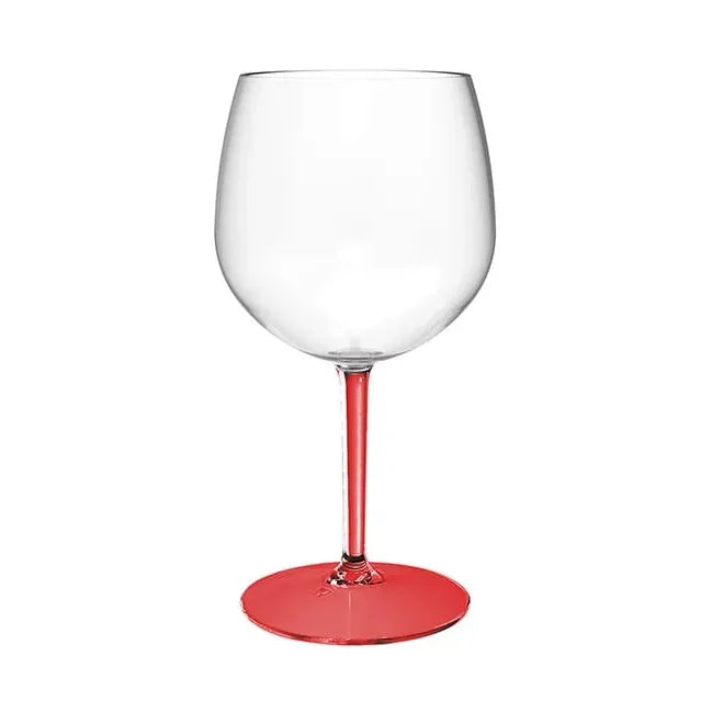 Copa Gin color Pie y Pierna Rojo - 620 ml