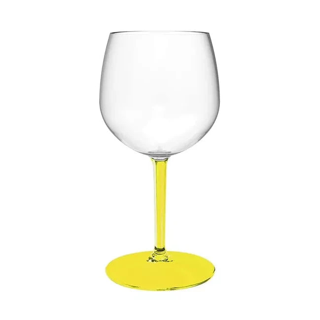Copa Gin color Pie y Pierna Amarillo - 620 ml