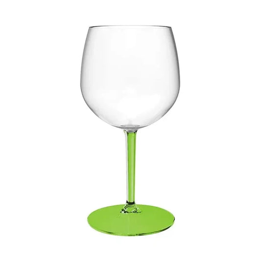 Copa Gin color Pie y Pierna Verde - 620 ml