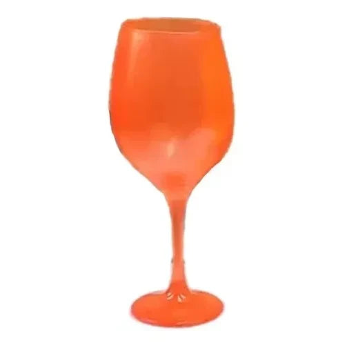 Copa Barone Color Pie y Pierna Naranja - 490 ml