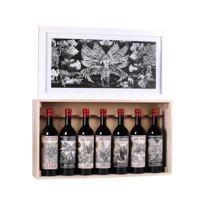 Vino Arcángel Cofre de los Arcángeles x 7 Botellas - 750 ml
