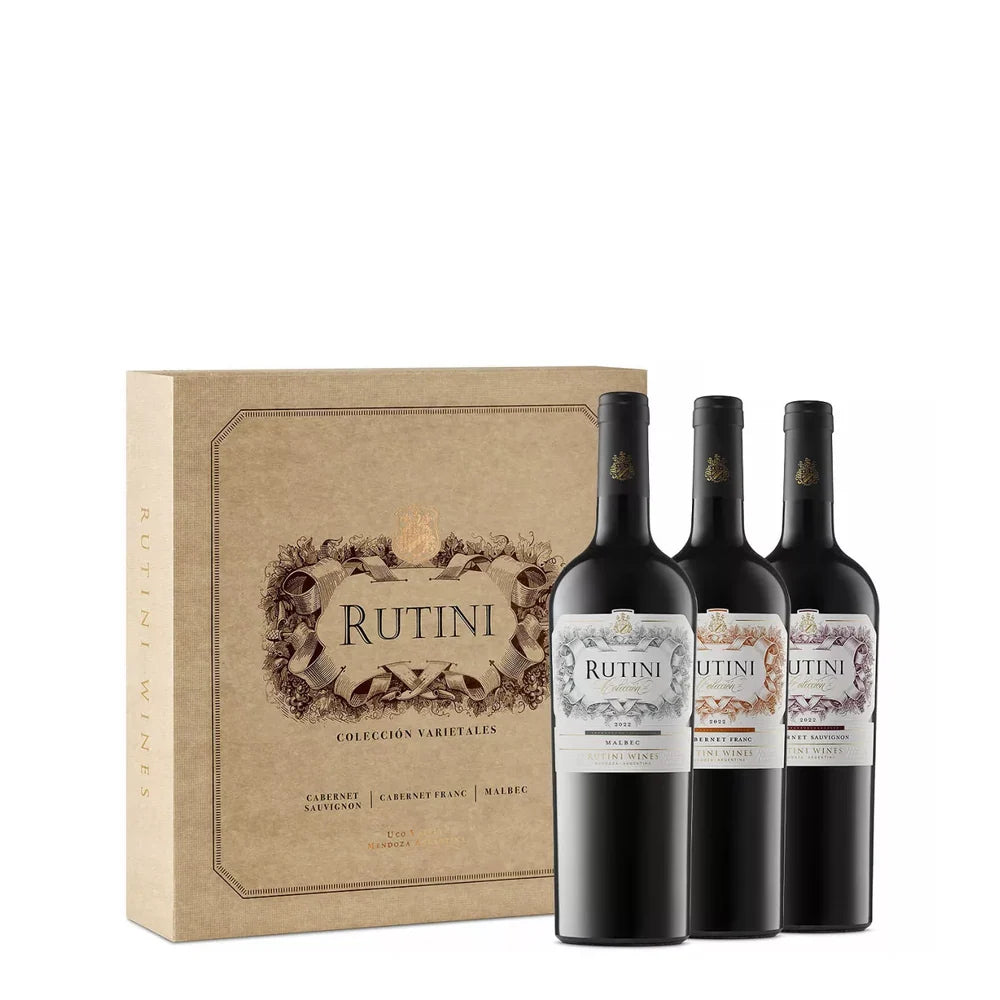 Vino Rutini x 3 (Cabernet Sauvignon - Cabernet Franc - Malbec) - 750 ml