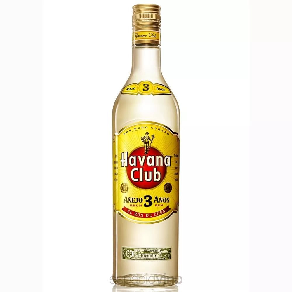 Ron Havana Blanco 3 Años - 750 ml