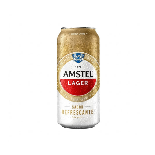 Cerveza Amstel Lata Lager - 473 ml