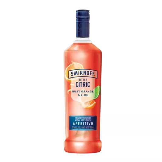 Vodka Smirnoff Bitter Citric Ruby Orange & Lime - 700 ml