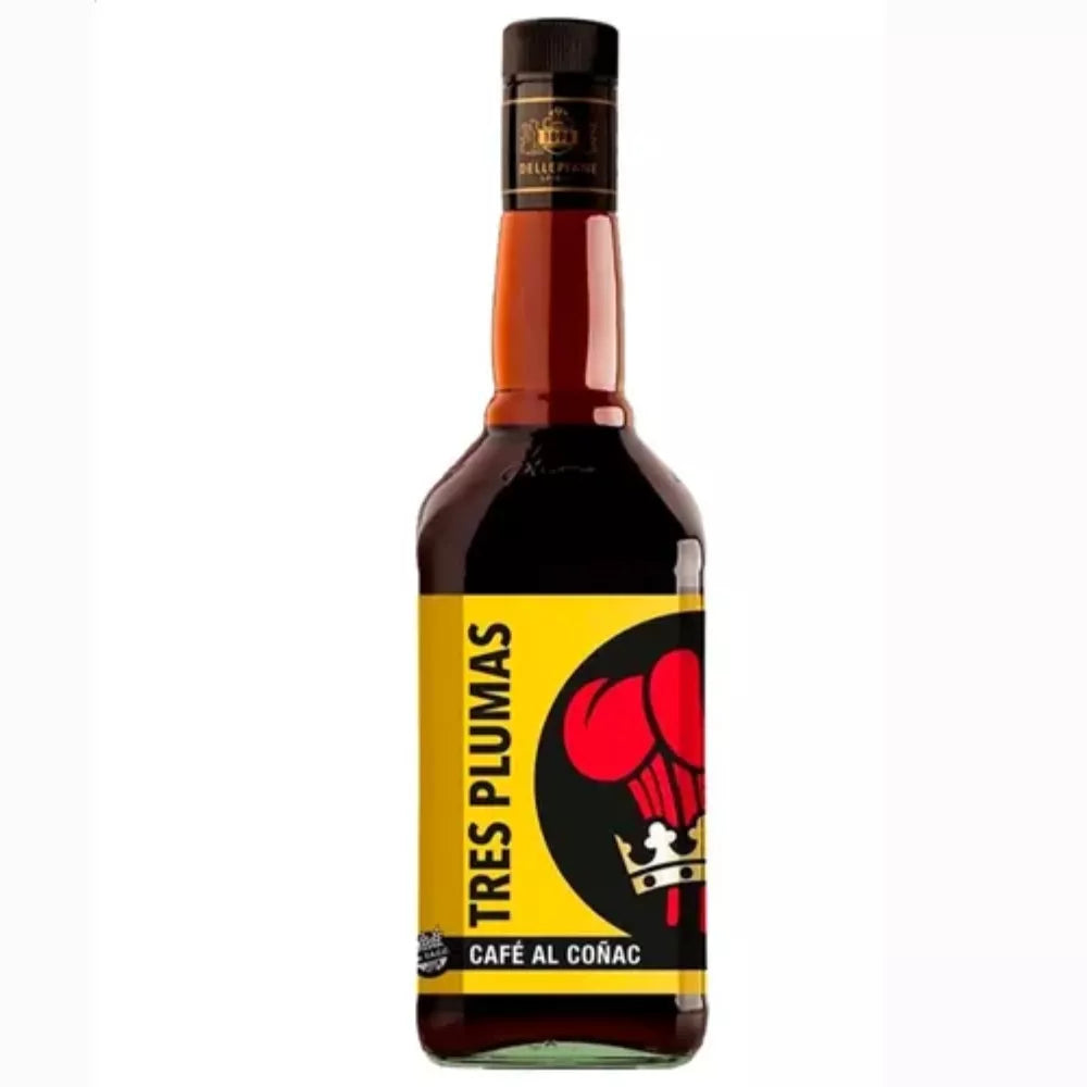Licor Tres Plumas Café al Coñac - 700 ml
