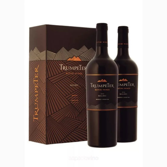 Vino Trumpeter Malbec x 2 c/ Estuche - 750 ml