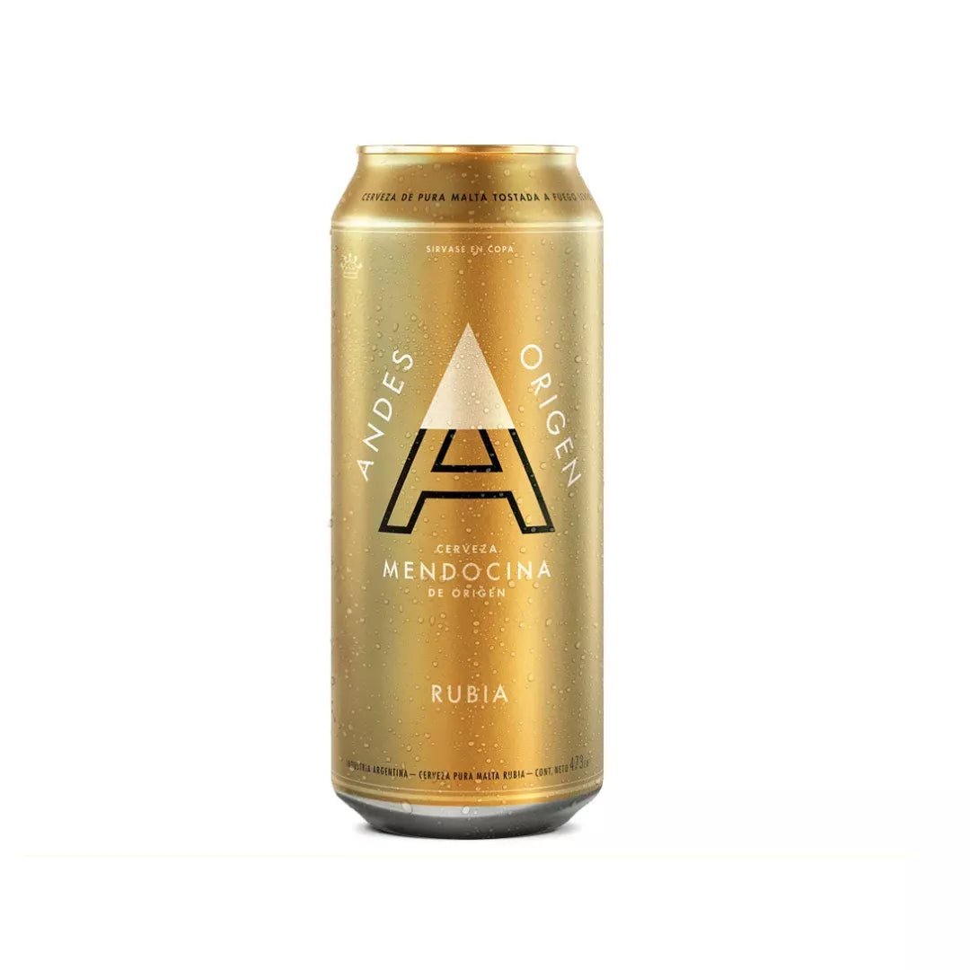 Cerveza Andes Origen Lata Rubia - 473 ml