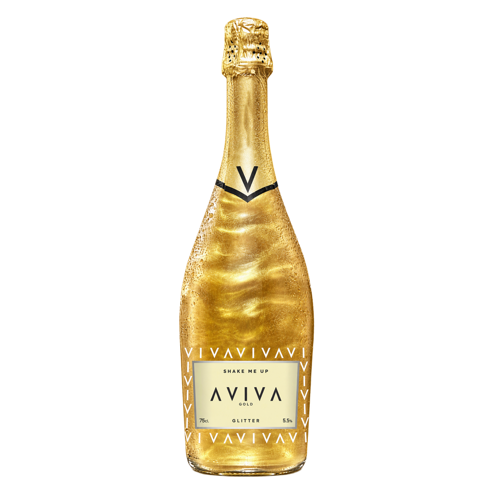 Espumante Aviva Gold Glitter - 750 ml