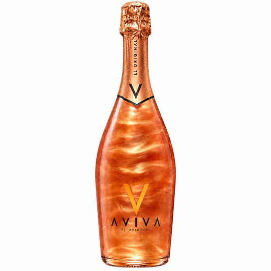 Espumante Aviva Pink Gold Glitter - 750 ml