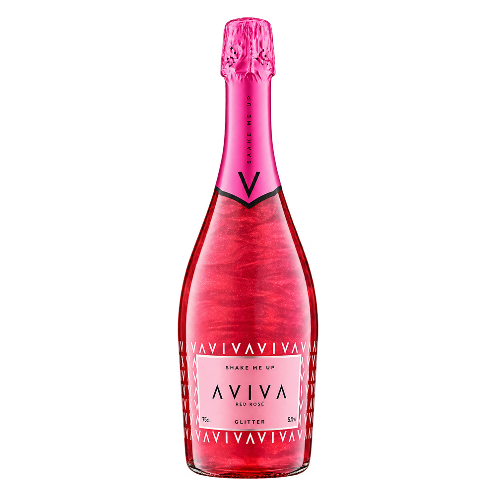 Espumante Aviva Red Rose Glitter - 750 ml