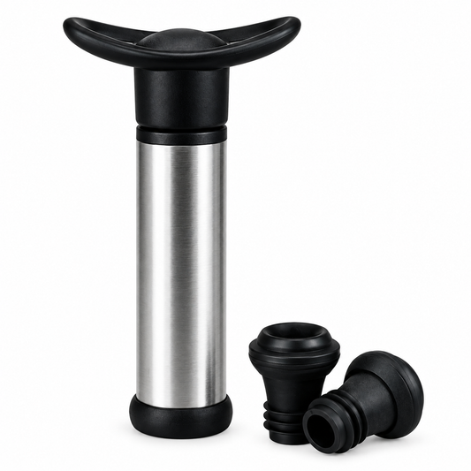 Bomba de Vacío para Vino c/ 2 Tapones