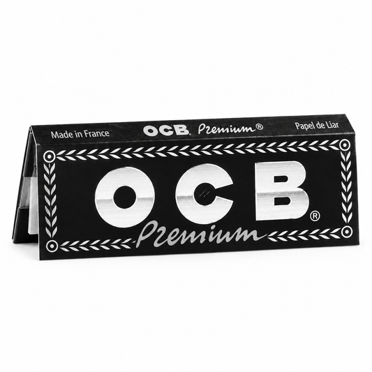 Papel OCB Premium Negro 1¼ - Librillo x 50 hojas