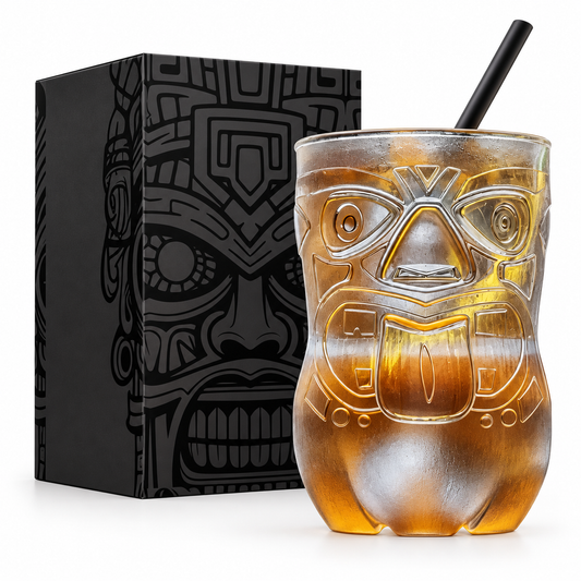 Gift Box Coca Cola Tikichetto (Vaso + Posavaso + Sorbete Curvo) - 800 ml