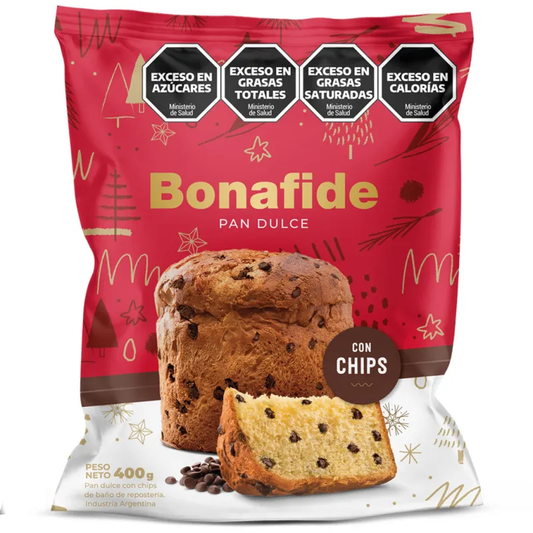 Pan Dulce Bonafide con Chips 400 g
